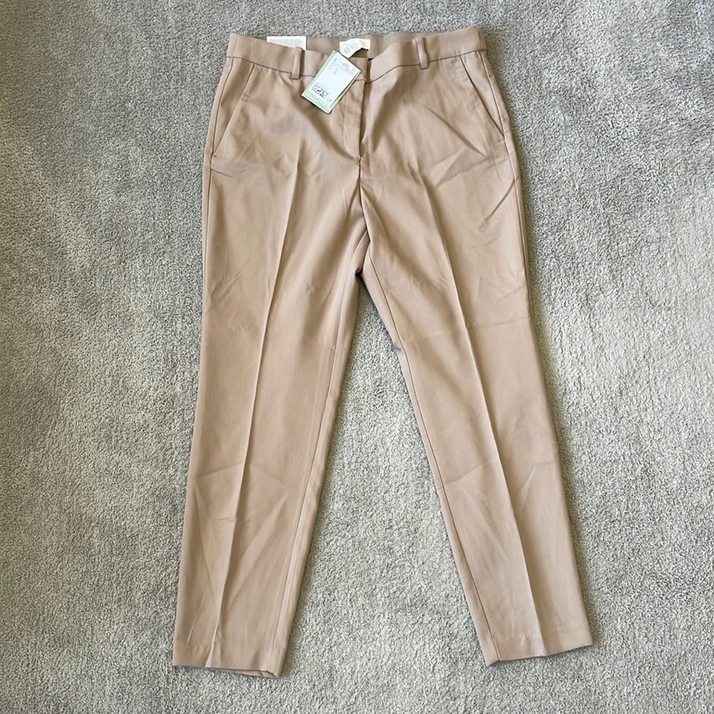 NWT H&M Beige Slacks Ankle Length - Size 14